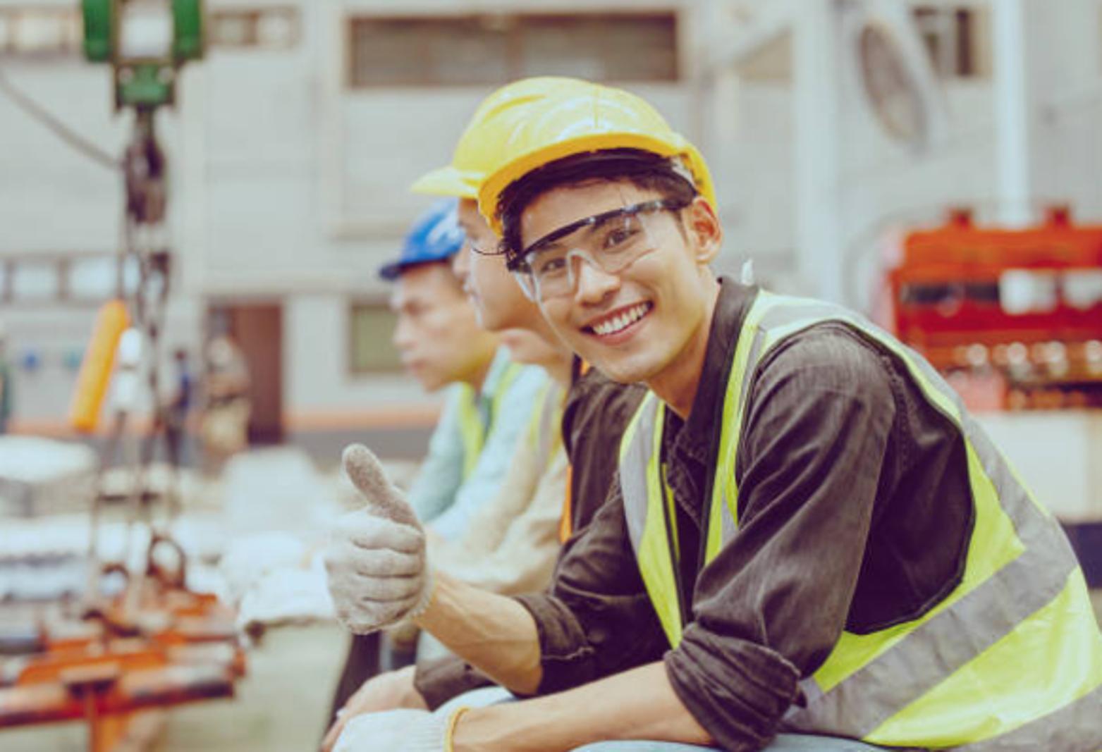 an intern, learning safety at safetyfest