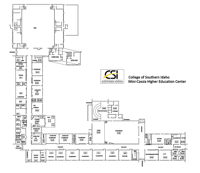 Map of Mini Cassia Center